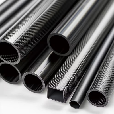 Chinese Factory Custom Shape 3K Carbon Fiber Tube,CNC Cutting Carbon Fiber Pole
